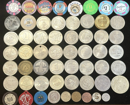 Casino Gaming Tokens - Gaming Casino Collectible Tokens - Casino Tokens Pick Your Variant!!