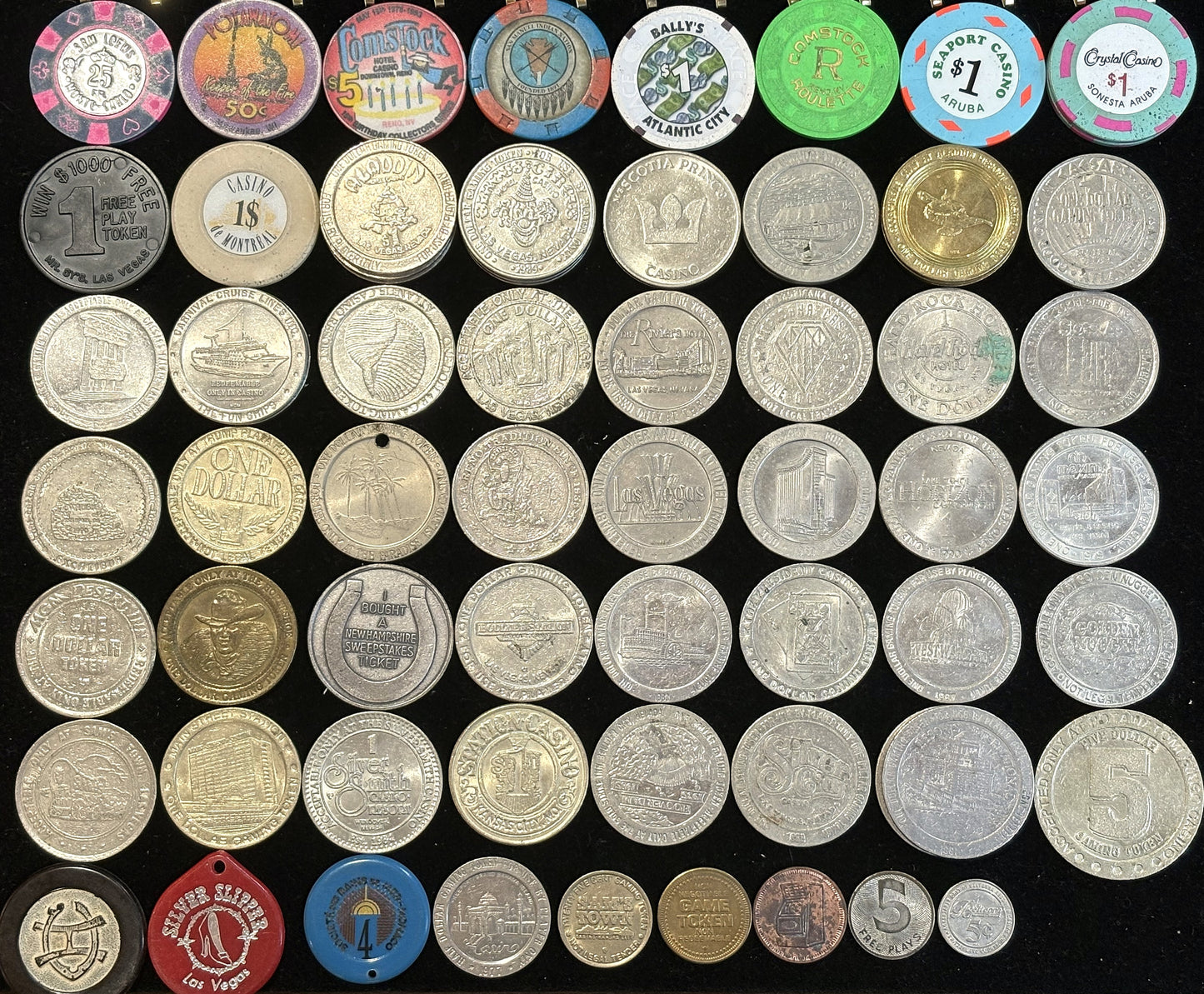 Casino Gaming Tokens - Gaming Casino Collectible Tokens - Casino Tokens Pick Your Variant!!