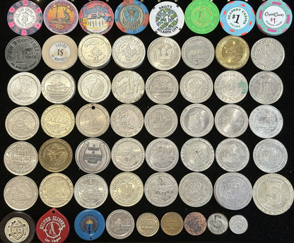 Casino Gaming Tokens - Gaming Casino Collectible Tokens - Casino Tokens Pick Your Variant!!