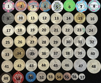 Casino Gaming Tokens - Gaming Casino Collectible Tokens - Casino Tokens Pick Your Variant!!