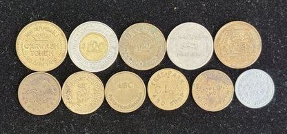 Carwash and Parking Tokens - Parking and Carwash Collectible Tokens - Park/Carwash Tokens Pick Your Variant!!