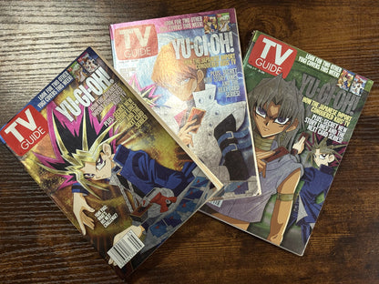 Yu-Gi-Oh! Set of Three 2003 TV Guides - Full Set Of 3 TV Guides Yu-Gi-Oh from 2003
