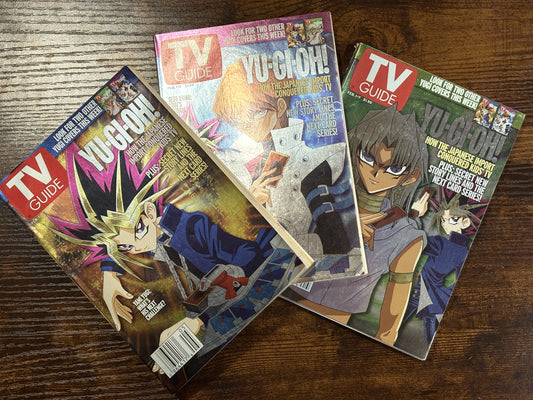 Yu-Gi-Oh! Set of Three 2003 TV Guides - Full Set Of 3 TV Guides Yu-Gi-Oh from 2003