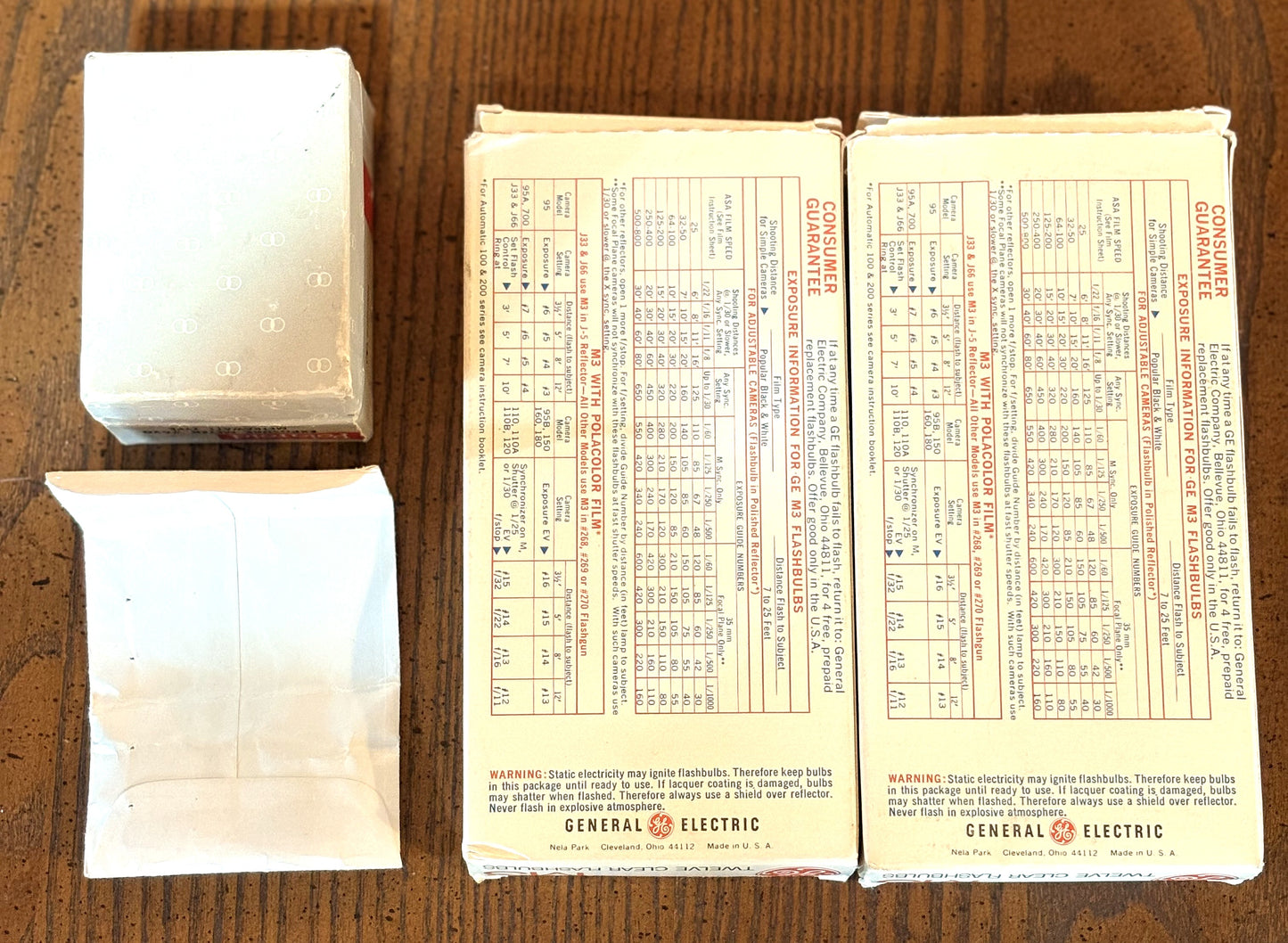 Vintage Polaroid/General Electric Photography Accessories Lot - Antique Camera Accessories - Polaroid Photography Accessories