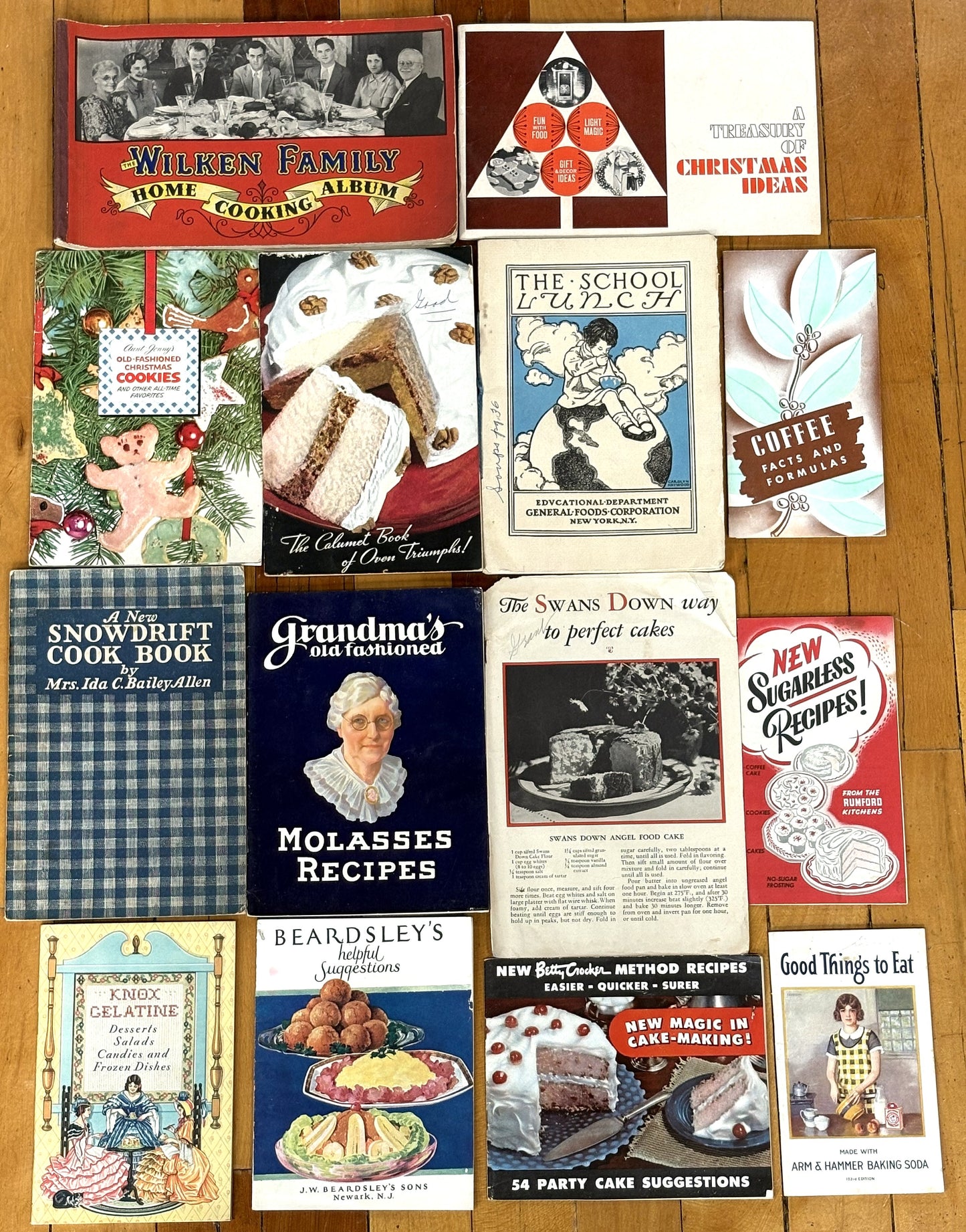 Antique Cookbook/Baking Recipes With Over 40 Different Books!!! - Vintage Recipe Book - Easy Vintage Classic Recipe Booklets