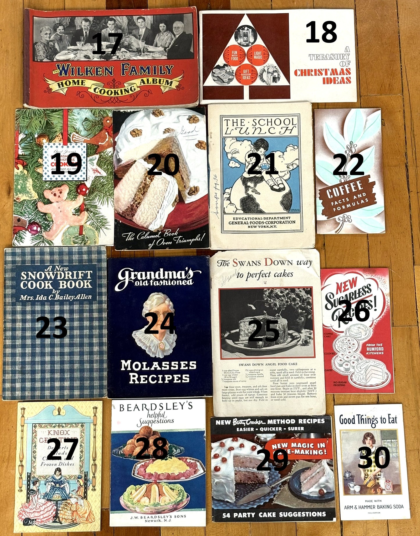 Antique Cookbook/Baking Recipes With Over 40 Different Books!!! - Vintage Recipe Book - Easy Vintage Classic Recipe Booklets