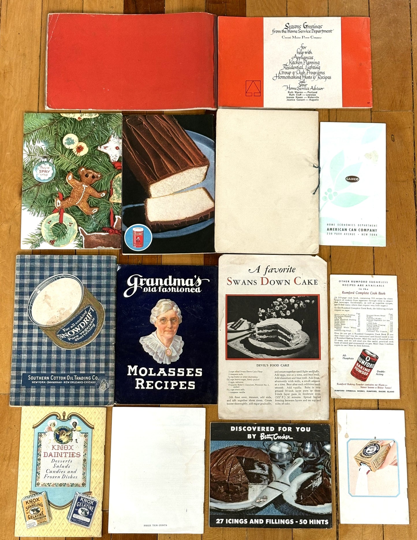 Antique Cookbook/Baking Recipes With Over 40 Different Books!!! - Vintage Recipe Book - Easy Vintage Classic Recipe Booklets