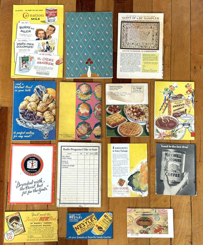 Antique Cookbook/Baking Recipes With Over 40 Different Books!!! - Vintage Recipe Book - Easy Vintage Classic Recipe Booklets