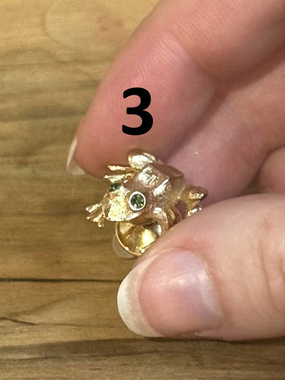 Antique Frog Brooches 8 To Choose From!!! - Vintage Frog Amphibian Brooches