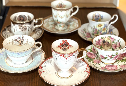 Antique Avon Teacup/Saucer Sets Six to Choose From - Vintage Saucer and Teacups Sets Avon