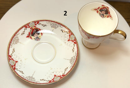 Antique Avon Teacup/Saucer Sets Six to Choose From - Vintage Saucer and Teacups Sets Avon