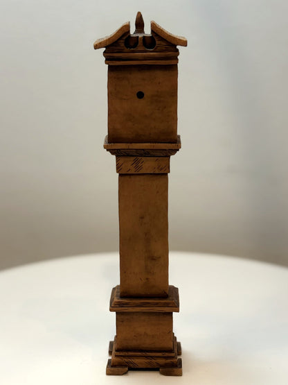 Antique California Perfume Company Grandfather Clock Miniature Figurine - Dollhouse Grandfather Clock California Perfume Co.