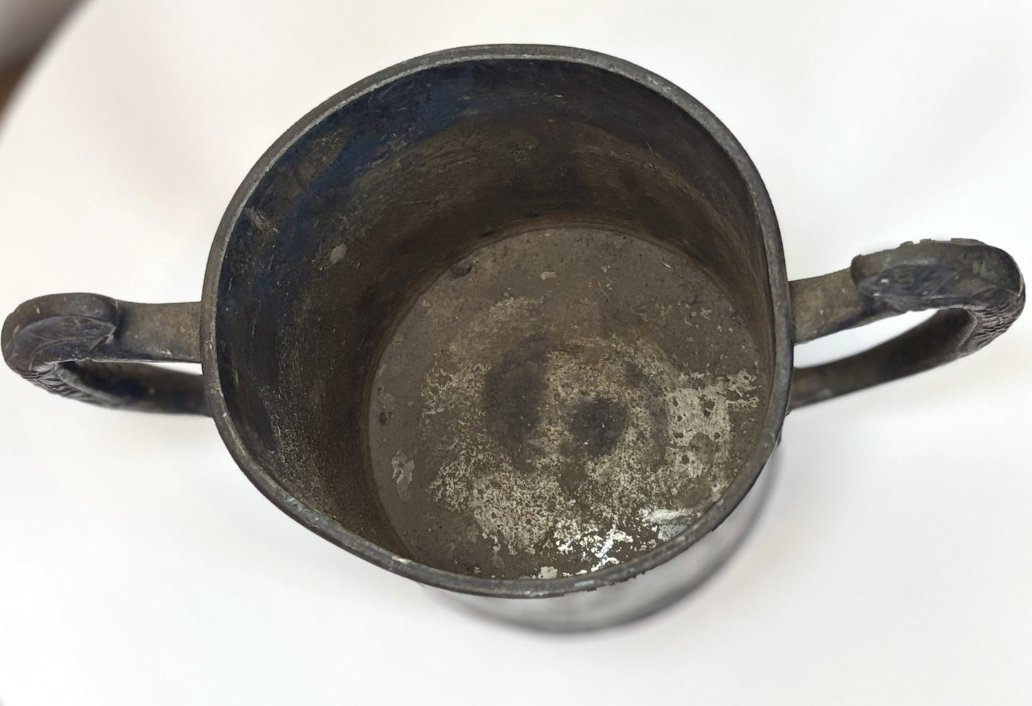 Quadruple Plate Trophy Cup, Hartford Silver Plate Co. #1150 - Etched Floral Hartford Silver Plate Open Sugar Bowl