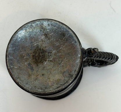 Vintage James W. Tufts Quadruple Plate Christening Cup - Antique Child's Cup Dragon Handle Motif by James Tufts of Boston, Mass