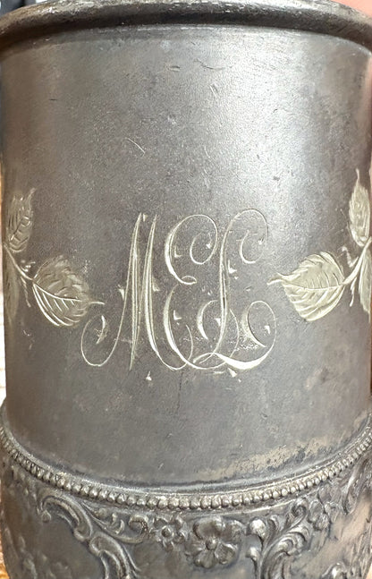 Wilcox Silver Plate Co. Quadruple Plate Christening Cup - Antique Wilcox Silver Plate Co. Quadruple Plate Cup