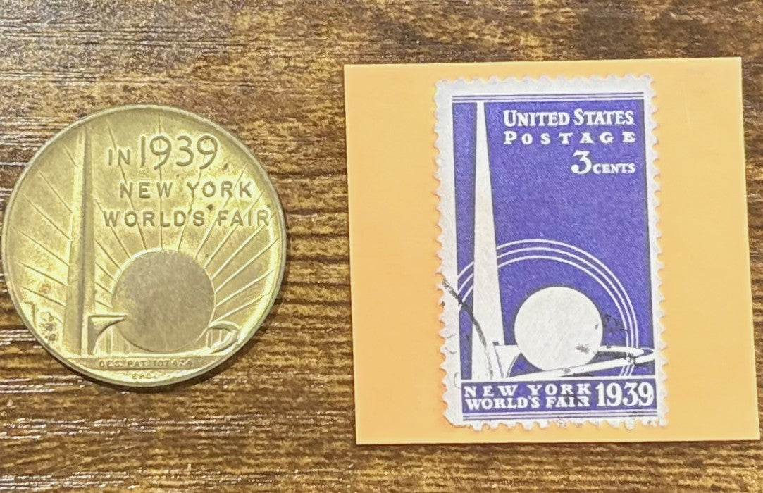 1939 New York's World's Fair Souvenir 150th Anniversary George Washington Inaugural Token - NY World Fair and George Washington Inaugural Anniversary Token