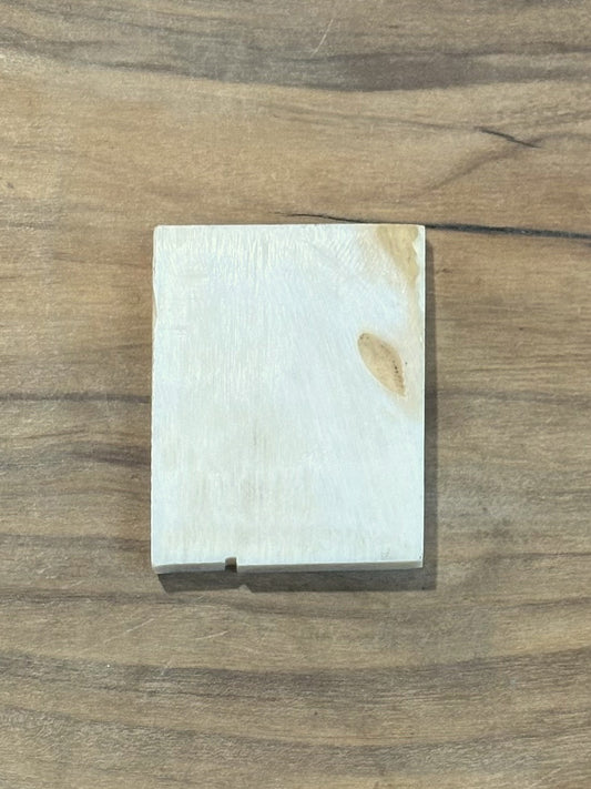 Antique One-of-a-kind Homemade Old Man of the Mountain Bone Carved Souvenir - New Hampshire Old Man of the Mountain Bone Carved Keepsake