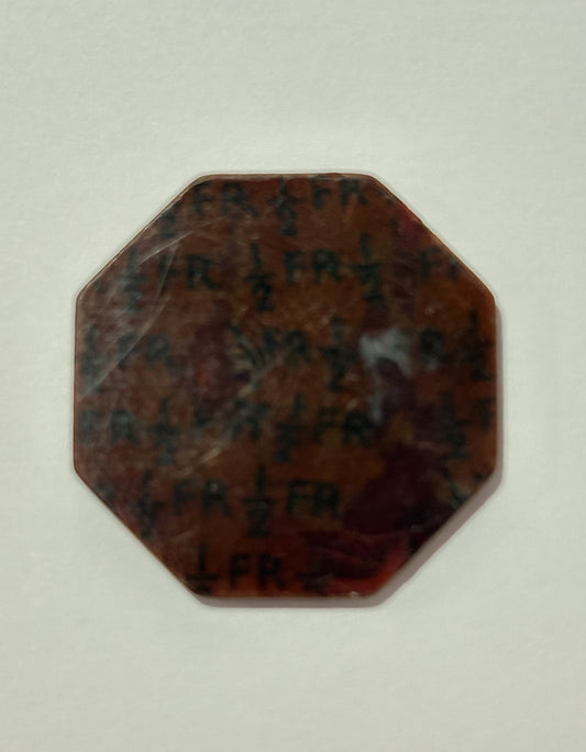 WWII NAAFI 1/2 Franc Token - Navy, Army, and Air Force Institute 1/2 Franc Token