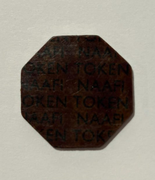WWII NAAFI 1/2 Franc Token - Navy, Army, and Air Force Institute 1/2 Franc Token