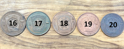 Masonic Pennies From Varying Chapters 15 To Choose From - Freemasonry Fifteen Chapters One Pennies to Choose from!!!