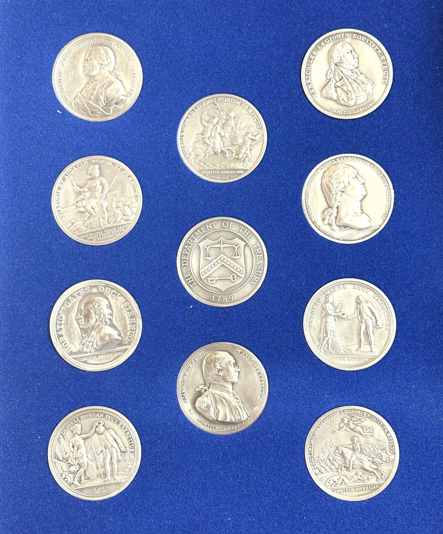 America's First Medals United States Mint Commemorating the American Revolution - American Revolution First American Medals Set in Box
