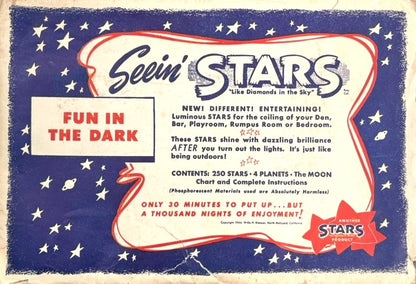 1944 Seein' Stars Luminous Ceiling Stars - Another Stars "Like Diamonds In The Sky" Luminous Ceiling Decor 1944