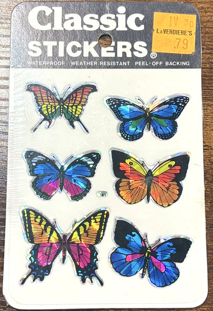 Antique 1980s Assorted Sticker Sheets - Vintage Unique Classic Sticker Sheets