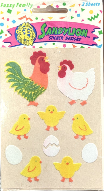 Antique 1980s Assorted Sticker Sheets - Vintage Unique Classic Sticker Sheets