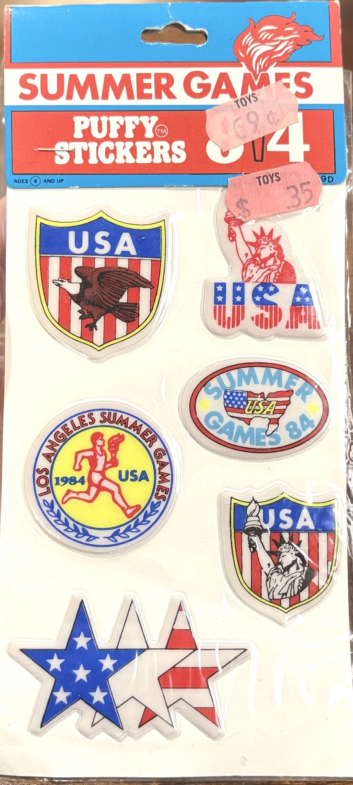 Antique 1980s Assorted Sticker Sheets - Vintage Unique Classic Sticker Sheets