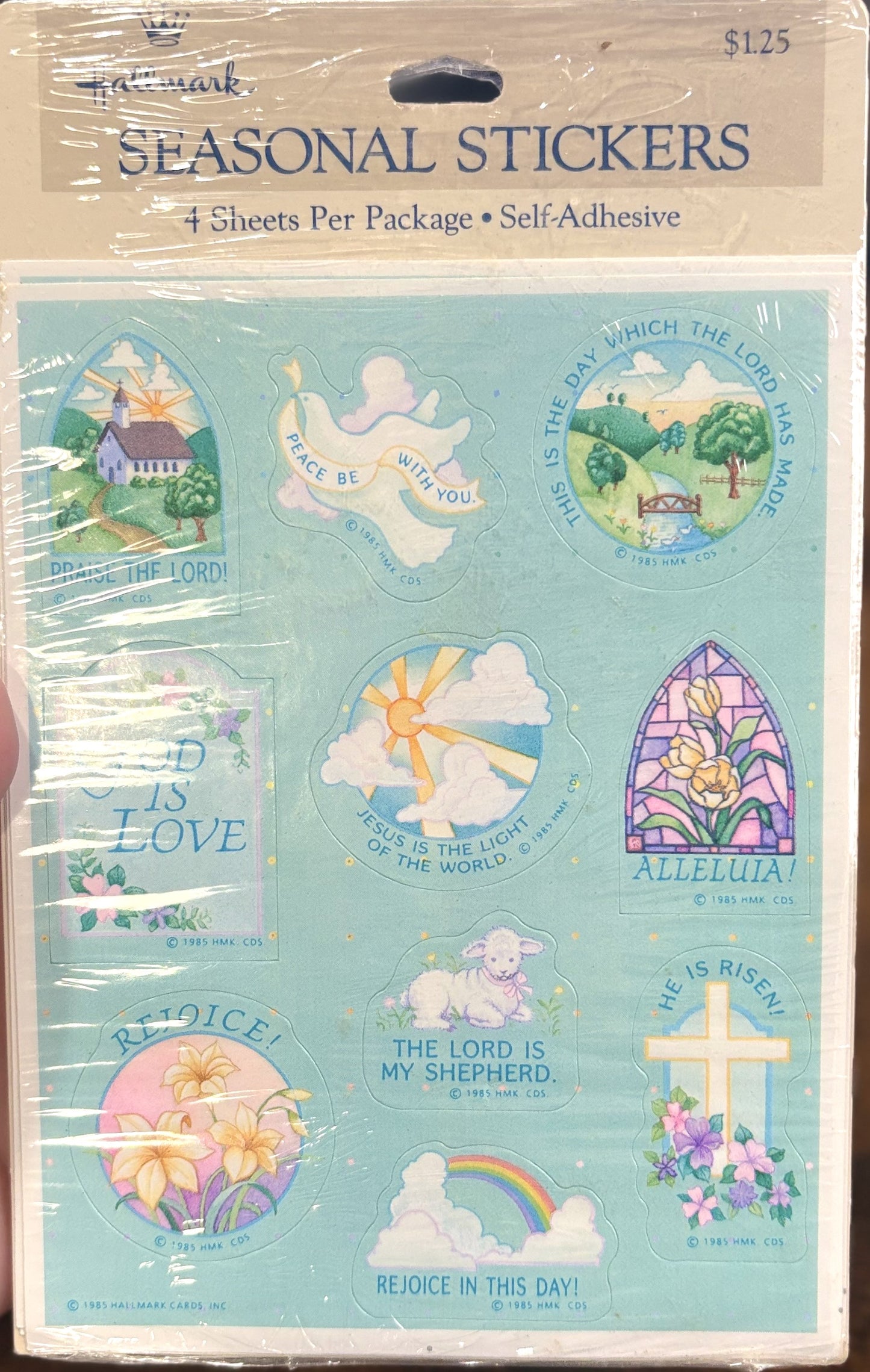 Antique 1980s Assorted Sticker Sheets - Vintage Unique Classic Sticker Sheets