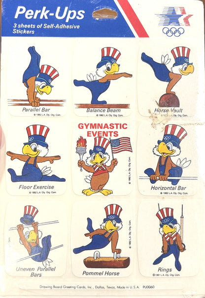 Antique 1980s Assorted Sticker Sheets - Vintage Unique Classic Sticker Sheets