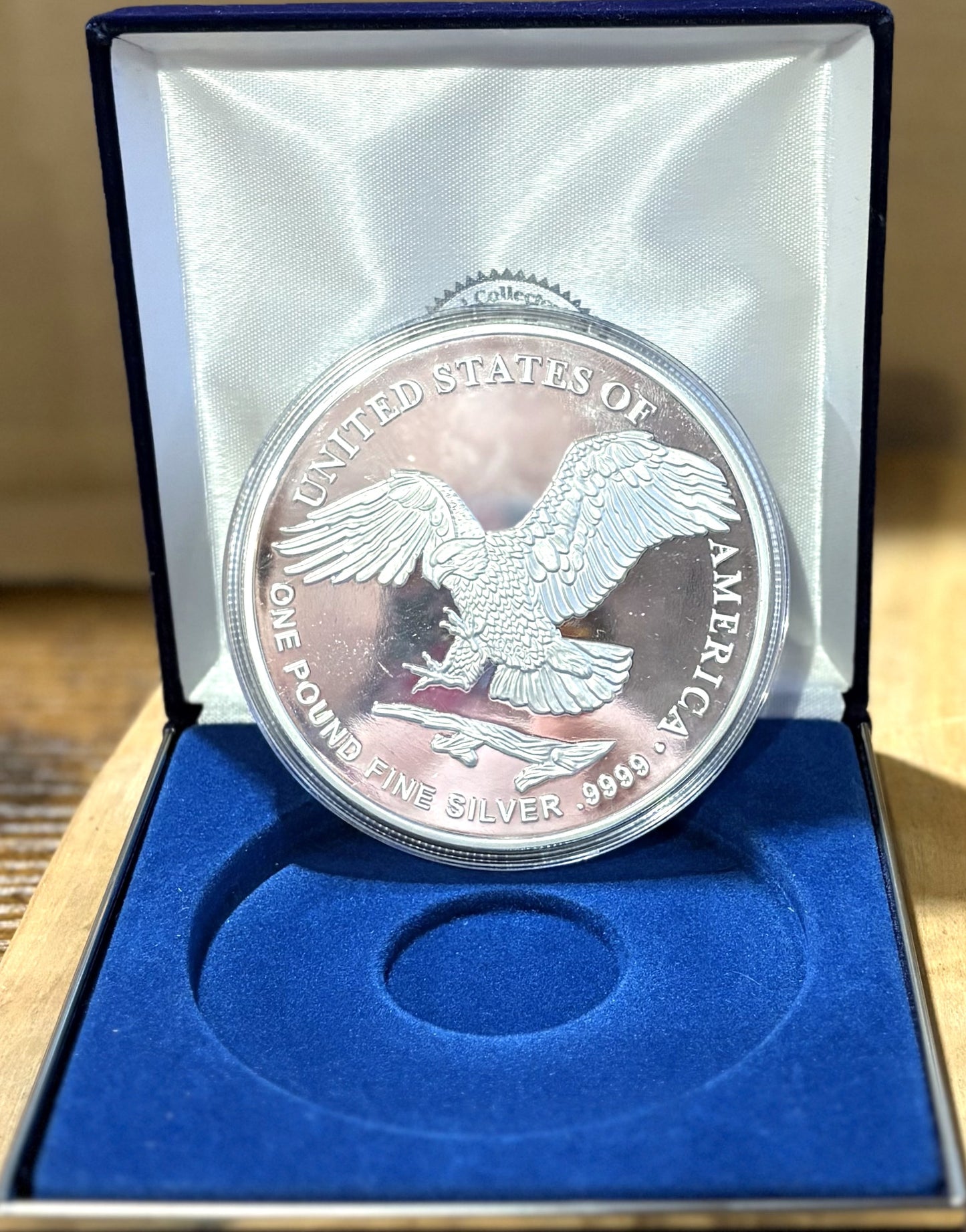 2022 American Silver Eagle One Pound Fine Silver .9999 - One Pound Fine Silver .9999 Silver Eagle Large Coin