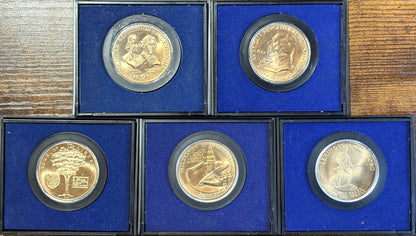 Bronze American Revolution Bicentennial Commemorative Medals - Five American Revolution Anniversary Medallions Bronze Choose Your Variant
