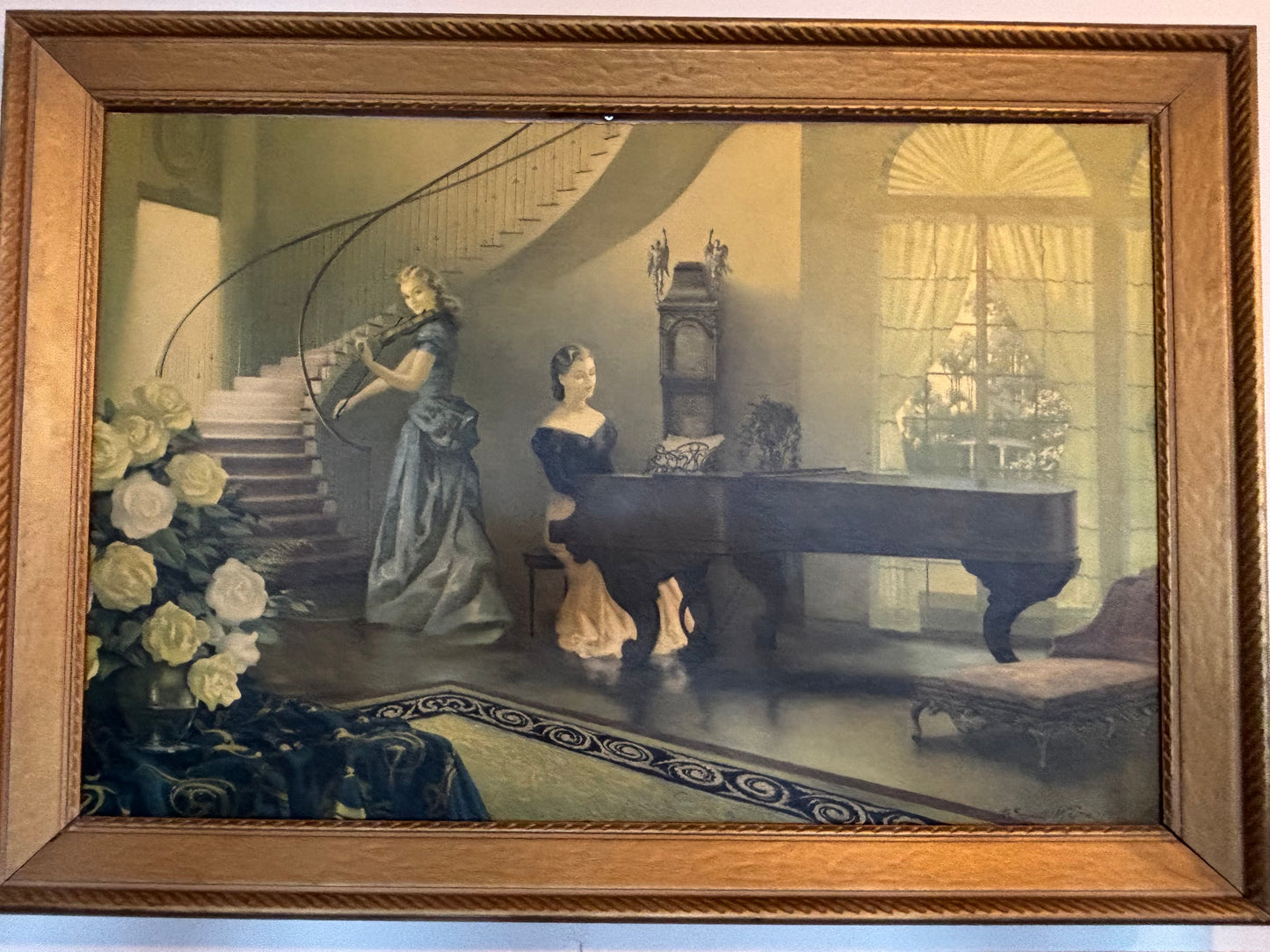 Old haunted painting