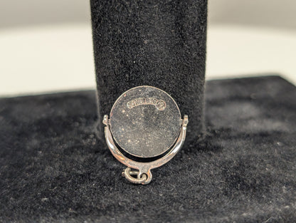 Sterling Silver Eternal Light Peace Memorial Spinner Pendant - Stamped and Tested Sterling Silver - Gettysburg Pennsylvania Spinner Pendant