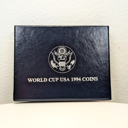 1994-D U.S. UNC Silver One Dollar World Cup Commemorative Coin with Box and COA