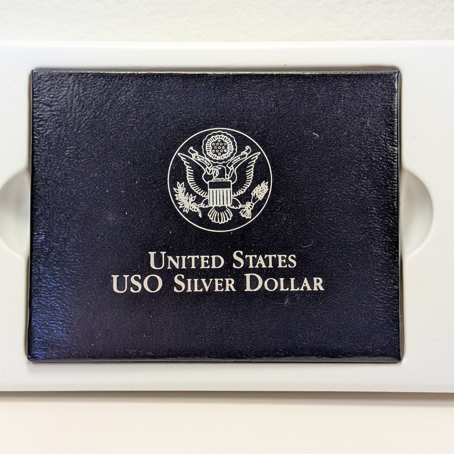 1991-D U.S. UNC Silver One Dollar United Services Organizations Commemorative Coin w/ Box and COA