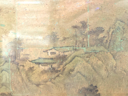 South Of The Yangtze River Catalda Fine Arts Framed Original Piece - Chinese Landscape Silk Painting Yangtze River