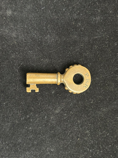 Authentic Vintage Pennsylvania Railroad (PRR) Cast Brass "Knobby Bow" Switch Key