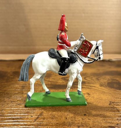 No. 5184 Vintage Limited Edition Mounted Lifeguards Toy Soldiers 6pc + Trumpeter Soldier -Antique British Soldier Lifeguards Limited Edition 7pc Lot