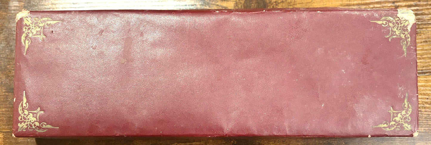 Vintage Three-Piece Rickards Sheffield Carving Set With Staghorn Handles - Vintage Richards of Sheffield England 3-Piece Carving Set