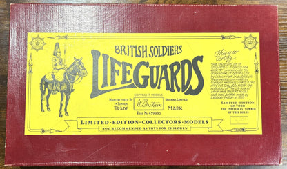 No. 5184 Vintage Limited Edition Mounted Lifeguards Toy Soldiers 6pc + Trumpeter Soldier -Antique British Soldier Lifeguards Limited Edition 7pc Lot