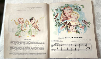 Vintage 1946 Christmas Carols Hardcover Children's Book Music - Christmas Carols Little Golden Book 1946 #26 Vintage