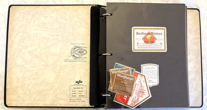 Lot of 100+ Mixed Beer Brand Label Stickers Assorted Breweries - 100+ Beer Label Stickers Perfect for Scrapbooks, Décor & DIY Projects