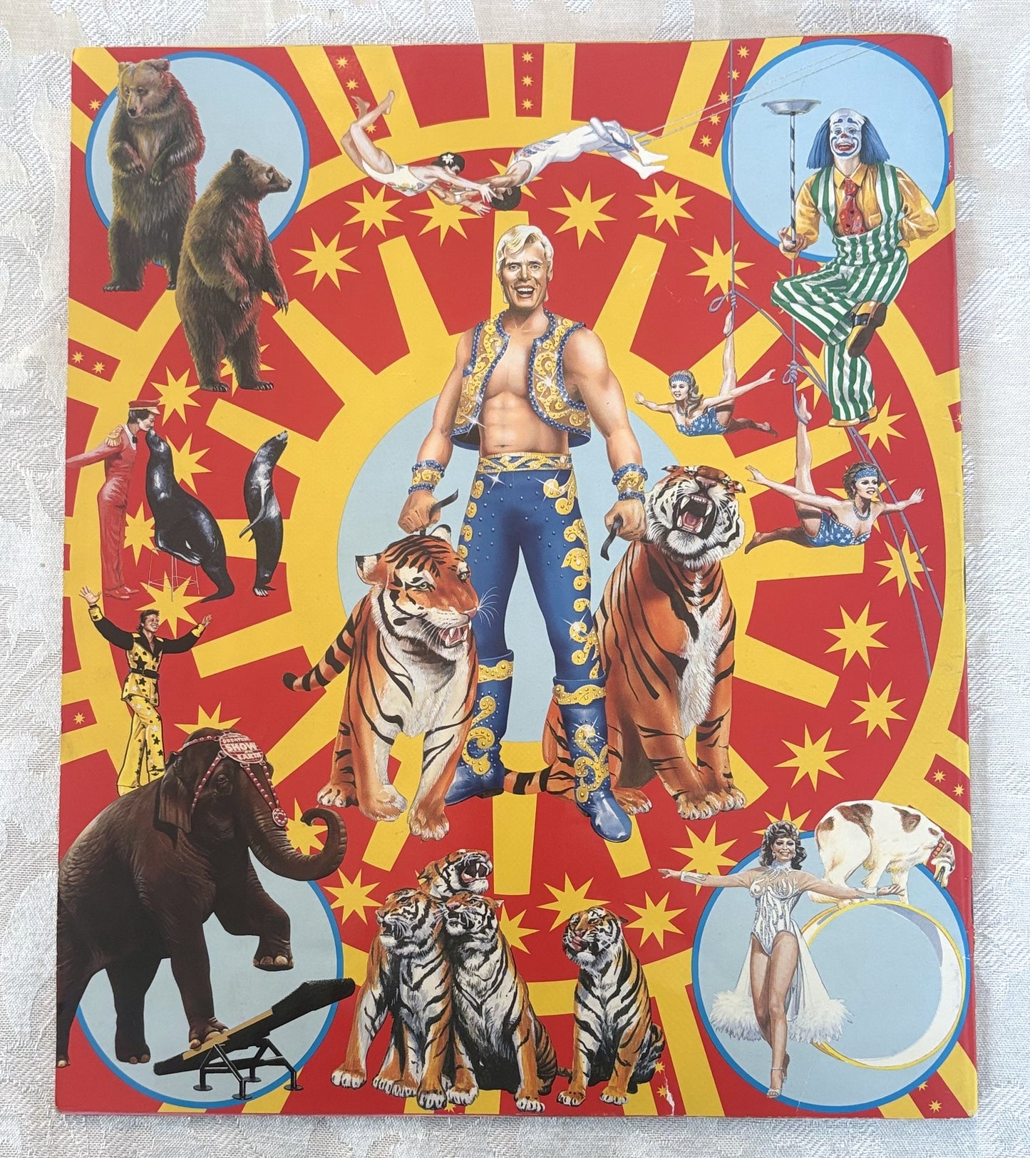 Vintage 1989 Ringling Bros Barnum & Bailey 119th Edition Circus Program Magazine - Gunther Gebel-Williams Farewell Tour Souvenir Program Ringling Bros 1990