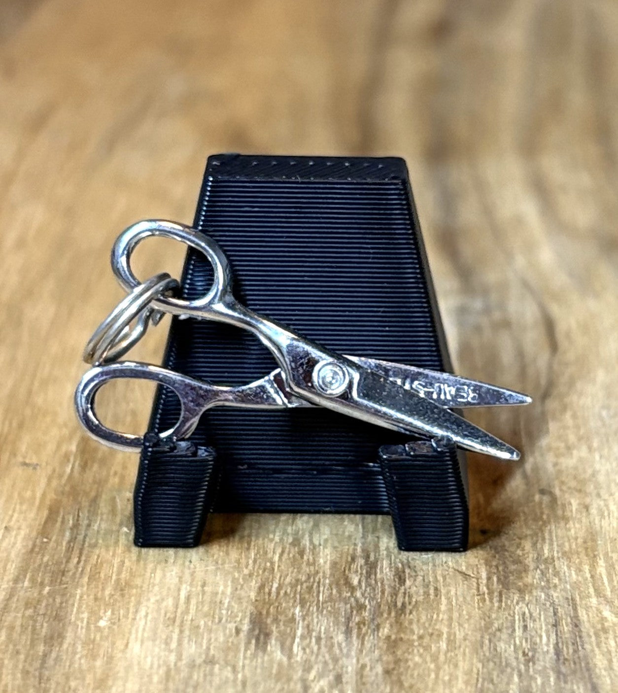 Vintage Beau Sterling Silver Scissors Charm Movable Blades Mechanical Pendant - Vintage Beaucraft Sterling Silver Miniature Scissors Mechanical Charm