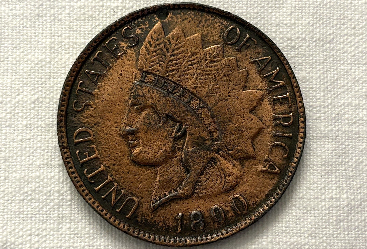 Giant Commemorative 1890 Indian Head Penny Display Piece - "Big Money" Gag Gift Giant 1890 Indian Head Penny