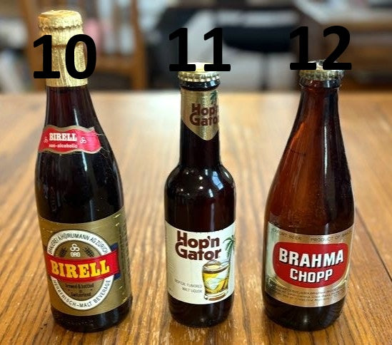 20 Plus Assorted International Beer Bottles Full and Empty Vintage Mix - Antique Beer Bottle Multi-Listing: Over 20 Global Brands Rare Variants Included