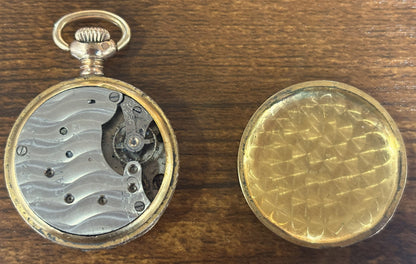 Working No-Jewel Cavour Pocket Watch New England Watch Co. Waterbury CT - Working Antique Cavour Pocket Watch by New England Watch Co.