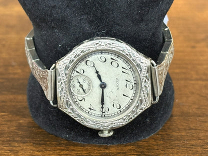 Antique 1924 Elgin Women’s Watch 12K Gold Filled For Parts/Repair - 1924 Art Deco Elgin Wristwatch 12K GF Vintage Watch Project